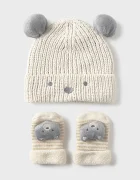 Mayoral Newborn Бебешка шапка и чорапи
