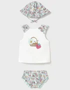 Mayoral Newborn Бебешки бански комплект