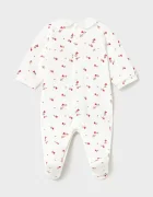 Mayoral Newborn бебешки гащеризон за бебе с памук червен 2752