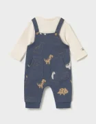 Mayoral Newborn бебешки гащеризон за бебе с памук тъмносин 2661