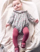 Mayoral Newborn бебешки гащеризон за деца от памук виолетов 2672