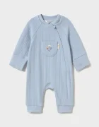 Mayoral Newborn бебешки гащеризон за спане за бебе с памук син 2762