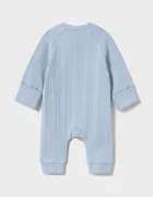 Mayoral Newborn бебешки гащеризон за спане за бебе с памук син 2762
