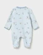 Mayoral Newborn бебешки гащеризон за спане за бебе с памук син 2768