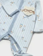 Mayoral Newborn бебешки гащеризон за спане за бебе с памук син 2768