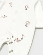 Mayoral Newborn бебешки гащеризон за спане за деца 2 броя бежов 2763