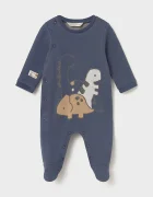 Mayoral Newborn бебешки гащеризон за спане за деца с памук тъмносин 2769