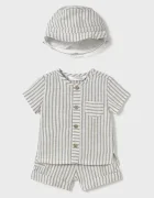 Mayoral Newborn Бебешки комплект с лен