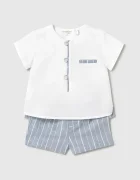 Mayoral Newborn Бебешки ленен комплект