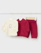 Mayoral Newborn Бебешки памучен спортен комплект