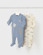 Mayoral Newborn Бебешки памучни ританки (2 броя)