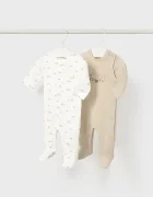Mayoral Newborn Бебешки памучни ританки (2 броя)
