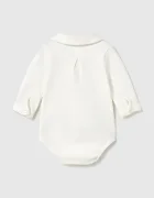 Mayoral Newborn боди за бебе от памук бежово 2775