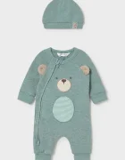Mayoral Newborn боди за деца с памук тюркоазено 2659