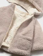 Mayoral Newborn двустранно яке за бебе бежово 2401