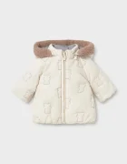 Mayoral Newborn двустранно яке за бебе бяло 2413