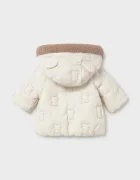 Mayoral Newborn двустранно яке за бебе бяло 2413
