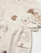 Mayoral Newborn ежедневен комплект за бебе с памук бял 2669
