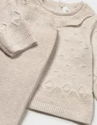 Mayoral Newborn комплект за бебе от памук бежов 2513