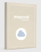 Mayoral Newborn комплект за бебе от памук син 2502