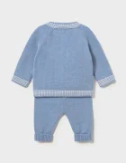 Mayoral Newborn комплект за бебе от памук син 2523