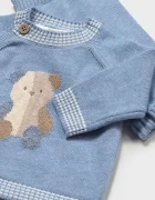 Mayoral Newborn комплект за бебе от памук син 2523
