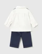 Mayoral Newborn комплект за бебе с памук тъмносин 2524