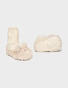 Mayoral Newborn обувки за бебе бежови 9154
