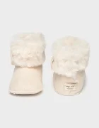 Mayoral Newborn обувки за бебе бежови 9163