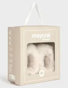 Mayoral Newborn обувки за бебе бежови 9163