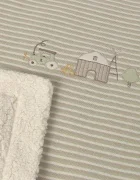 Mayoral Newborn одеяло за бебе от памучна материя зелено 9144