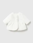 Mayoral Newborn палто от еко пух за бебе бежово 2406