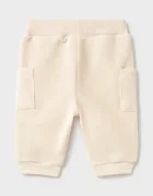 Mayoral Newborn панталон за бебе от джинс бежов 2530