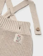 Mayoral Newborn панталон за бебе от памук бежов 2528