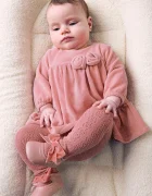 Mayoral Newborn рокля от джинс розова 2822