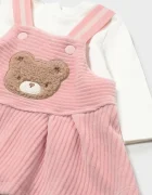 Mayoral Newborn рокля с памук розова 2803