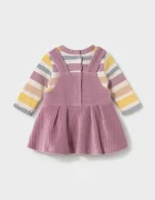 Mayoral Newborn рокля с памук виолетова 2803