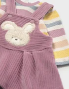 Mayoral Newborn рокля с памук виолетова 2803
