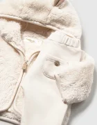 Mayoral Newborn спортен комплект анцуг за бебе с памук бежов 2670