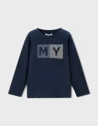 Mayoral Памучна блуза с дълги ръкави
