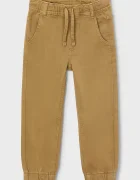 Mayoral панталон за деца с памук jogger soft кафяв 4511