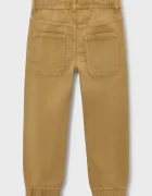 Mayoral панталон за деца с памук jogger soft кафяв 4511