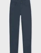 Mayoral стандартен панталон за деца от памук с еластан slim fit basic тъмносин 582