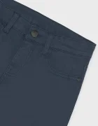 Mayoral стандартен панталон за деца от памук с еластан slim fit basic тъмносин 582