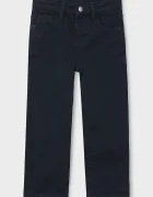Mayoral стандартен панталон за деца с памук soft regular fit черен със стандартна талия 4504
