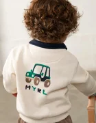 Mayoral суичър за деца с памук бежов 2419
