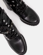 Medicine Боти в черно с дебел ток