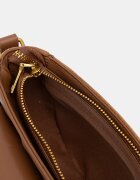 Medicine чанта crossbody дамска от имитация на велур кафява