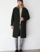 Medicine Палто с вълна в зелено