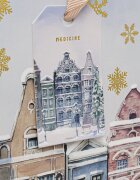 Medicine Подаръчна торбичка с празничен десен многоцветна